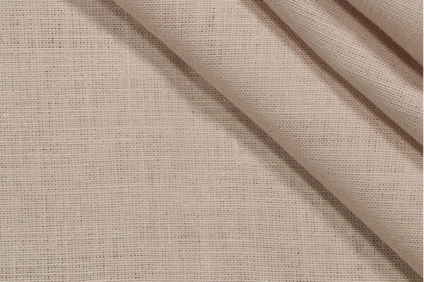 Novak Woven Linen Drapery Fabric in Natural