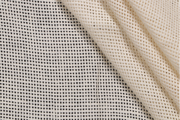 Geneva Woven Sheer Drapery Fabric in Natural
