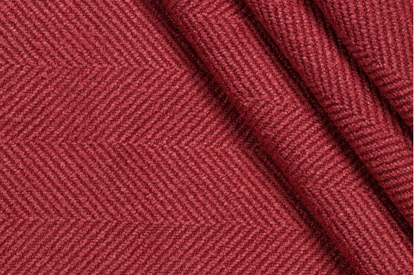 Valdese Weavers Jumper Woven Crypton Home Finish Upholstery Fabric in Strawberry