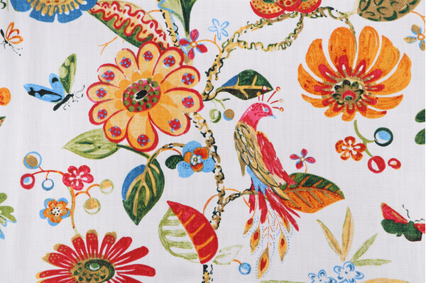Click for 6 Yards Braemore Frolic Floral Printed Cotton Decorator Fabric in Magnolia Braemore Frolic Floral Printed Cotton Decorator Fabric in Magnolia