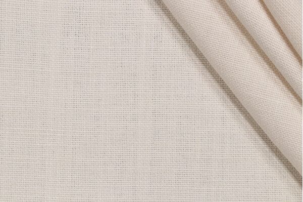 P Kaufmann Slubby Linen Woven Decorator Fabric in Cream