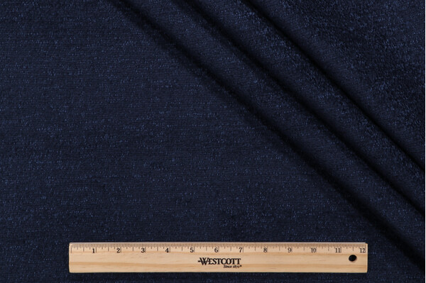 Crypton Swaddle High Performance Woven Chenille Upholstery Fabric in Midnight