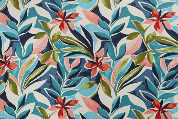 Richloom Soma Printed Polyester Outdoor Fabric in Multi