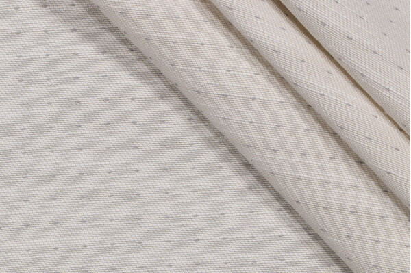 Drift Spot Woven Polyester Outdoor Fabric in Silver