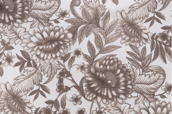 Click for 7.13 Yards Lacefield Printed Linen Drapery Fabric in Sepia Lacefield Printed Linen Drapery Fabric in Sepia