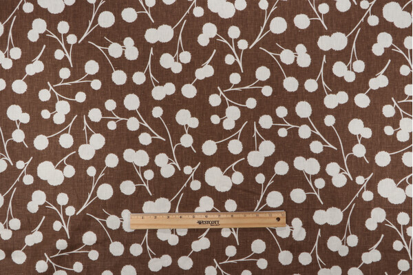 Thom Filicia Barnet Printed Linen Drapery Fabric for Kravet CLOSEOUT