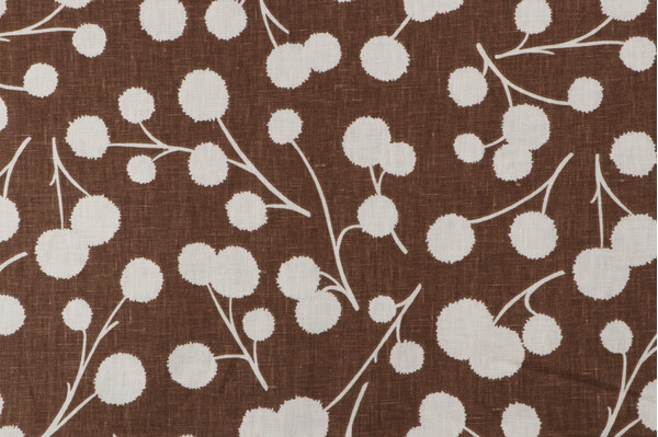 Thom Filicia Barnet Printed Linen Drapery Fabric for Kravet CLOSEOUT