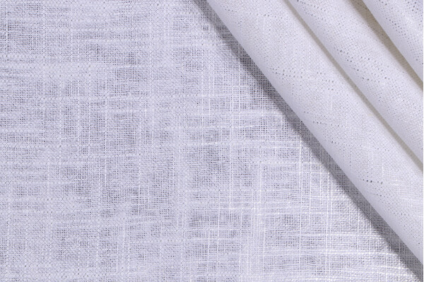 Olson Woven Glazed Decorator Fabric in Silver
