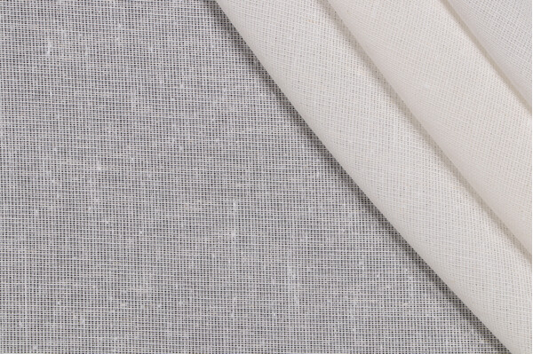 Clements Sheer Drapery Fabric in White
