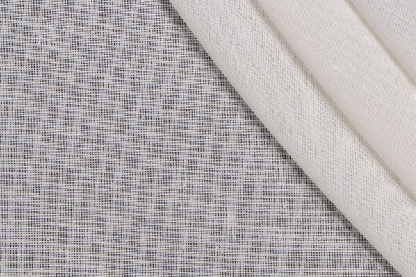Clements Sheer Drapery Fabric in White