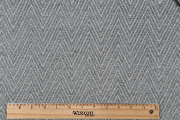 1 Yard Indra Woven Chenille Upholstery Fabric in Slate