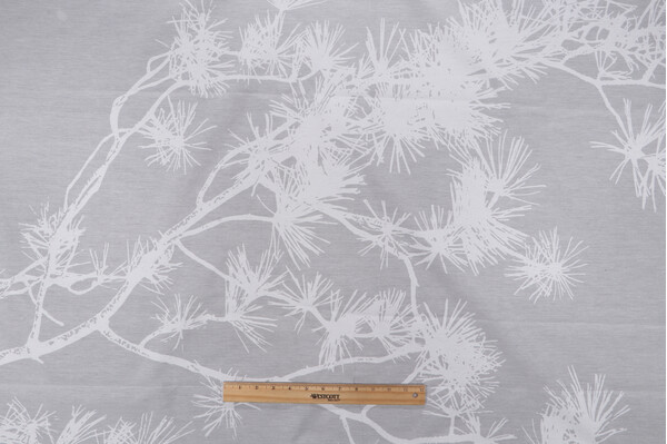 Tanja Orsjoki Petaja Sheer Drapery Fabric in White