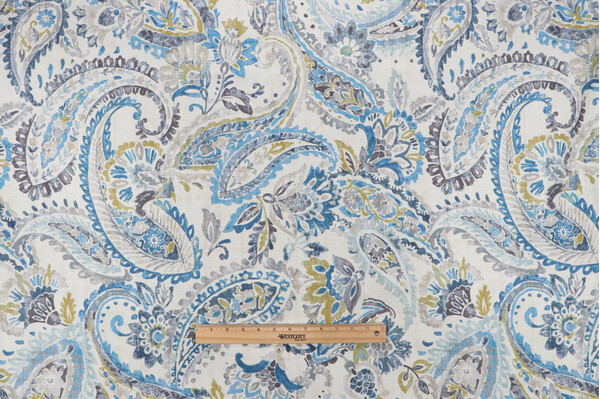 Kravet Catrall Printed Drapery Fabric in Flax CLOSEOUT
