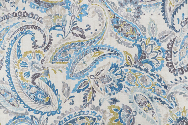 Kravet Catrall Printed Drapery Fabric in Flax CLOSEOUT