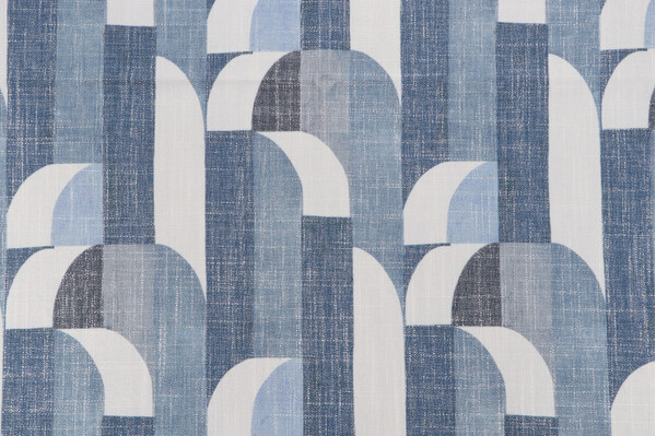 Click for 1.5 Yards Bijoux Printed Decorator Fabric in Ocean Bijoux Printed Decorator Fabric in Ocean