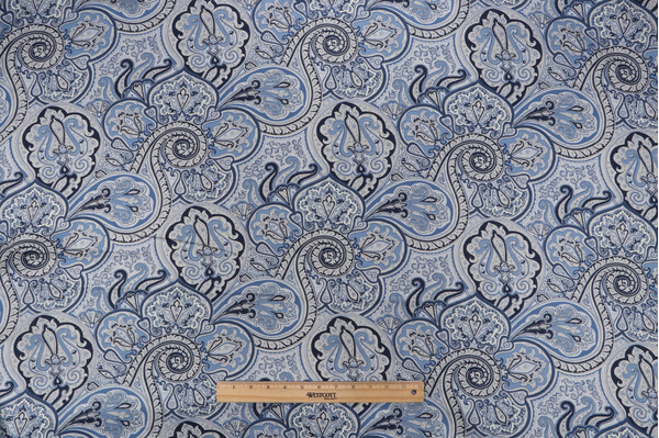 Click for 3 Yards Waverly Paddock Shawl Printed Cotton Twill Drapery Fabric in Porcelain Waverly Paddock Shawl Printed Cotton Twill Drapery Fabric in Porcelain