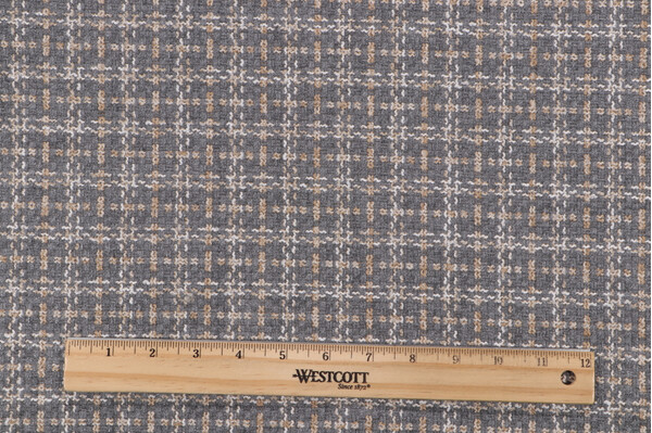 Waverly Full Effect Woven Chenille Upholstery Fabric in Graphite