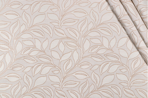 Tatiana Woven Upholstery Fabric in Pearl