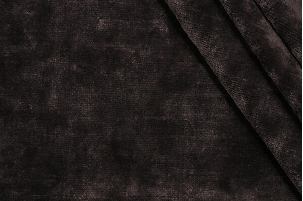 Umbria Velvet Upholstery Fabric in Truffle