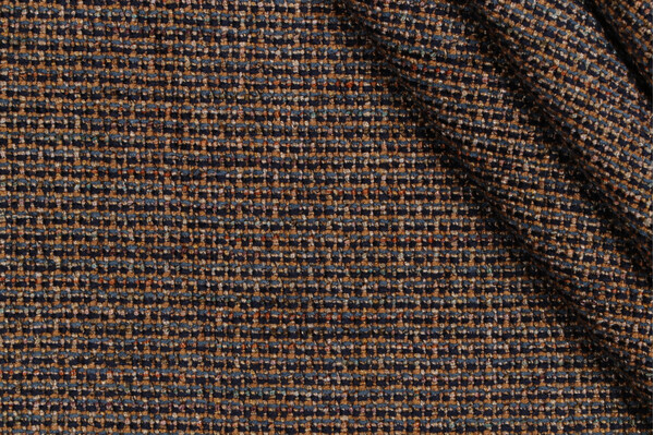 Tango Woven Chenille Upholstery Fabric in Midnight