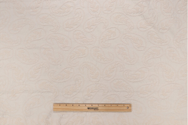 Tangiers Washed Cotton Jacquard Decorator Fabric in Natural