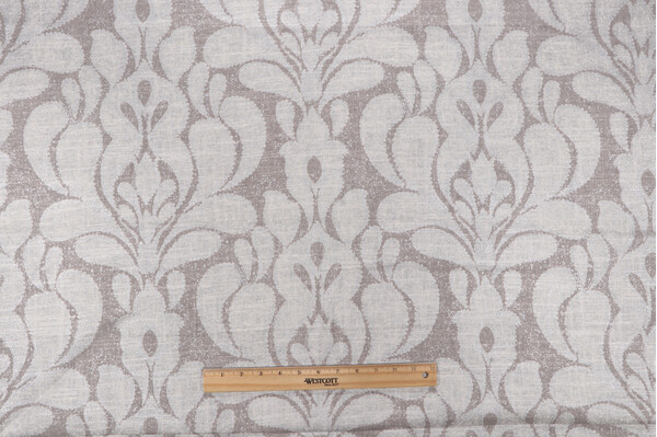 1 Yard Richloom Trousseau Printed Linen Blend Drapery Fabric in Mica