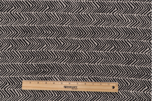Walton Woven Upholstery Fabric in Black