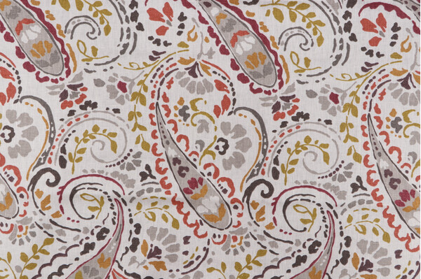 Thom Filicia Tousey Printed Linen Drapery Fabric in Quarry for Kravet CLOSEOUT