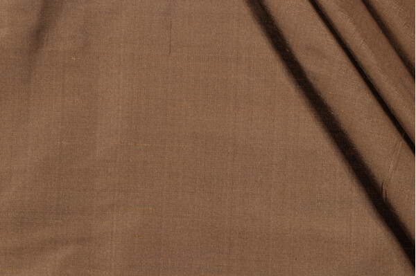 Titan Silk Decorator Fabric in Mocha