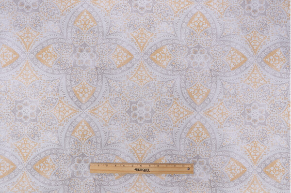 Click for 7.25 Yards P Kaufmann Alfresco Printed Cotton Drapery Fabric in Maize P Kaufmann Alfresco Printed Cotton Drapery Fabric in Maize