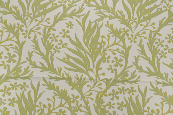 Floral Seas Woven Polyolefin Outdoor Fabric in Citron