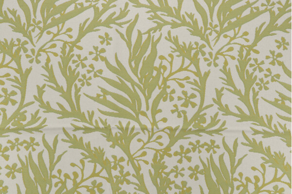 Floral Seas Woven Polyolefin Outdoor Fabric in Citron