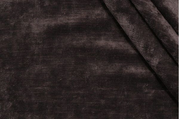Umbria Velvet Upholstery Fabric in Truffle