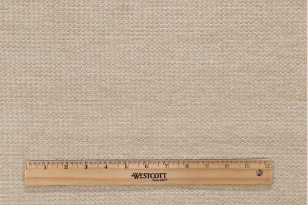 1 Yard Scalamandre Cubic Woven Chenille Upholstery Fabric in Ivory/White