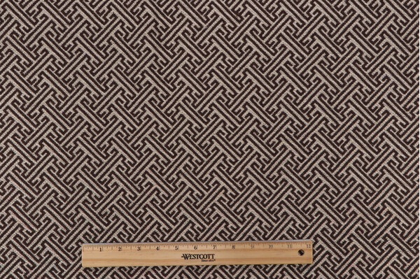Click for 2 Yards Elnora Woven Upholstery Fabric in Chocolate Elnora Woven Upholstery Fabric in Chocolate