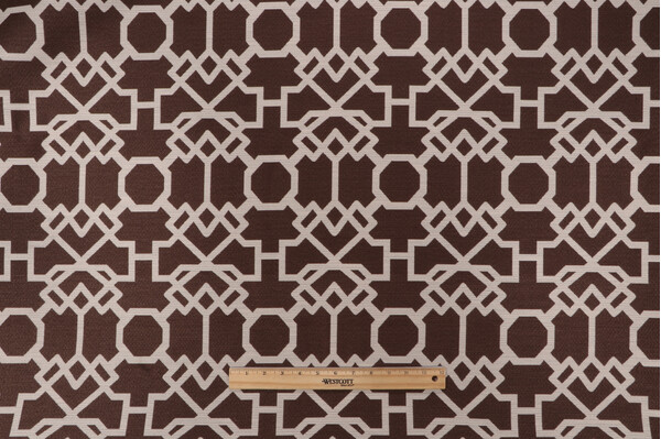 Mosely Woven Upholstery Fabric in Cocoa
