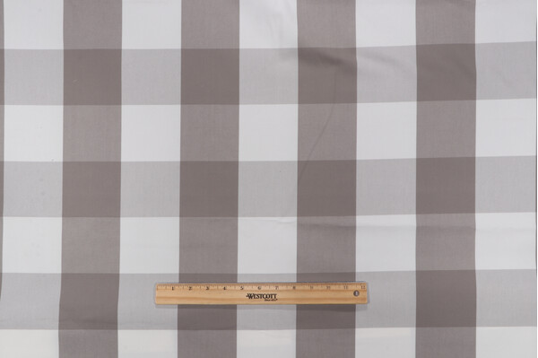 Barnet Woven Decorator Fabric in Grey