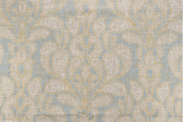 Click for 4.5 Yards Richloom Platinum Collection Trousseau Printed Linen Blend Drapery Fabric in Mist Richloom Platinum Collection Trousseau Printed Linen Blend Drapery Fabric in Mist