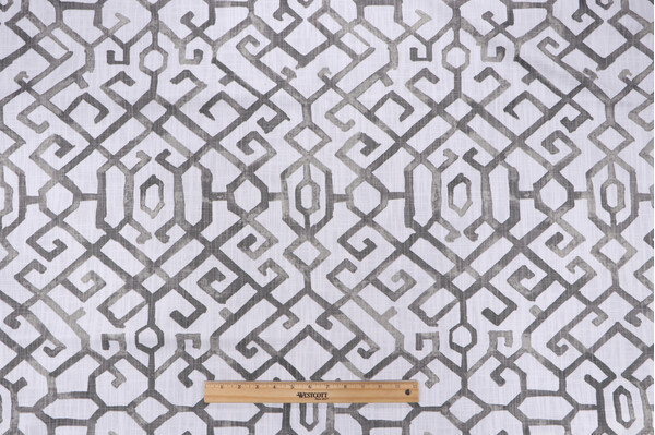 Click for 4.13 Yards Premier Prints Jing Slub Canvas Printed Cotton Drapery Fabric in Regal Premier Prints Jing Slub Canvas Printed Cotton Drapery Fabric in Regal