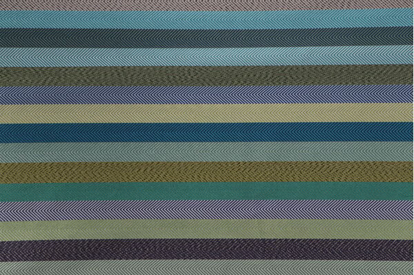 Signature Stripe Woven Decorator Fabric in Azure