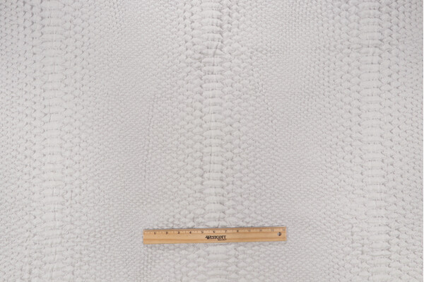 Tarasque Matelasse Upholstery Fabric in Silver