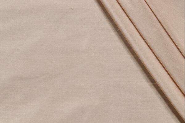 Click for 2.38 Yards Lessie Silk Decorator Fabric in Biscuit Lessie Silk Decorator Fabric in Biscuit