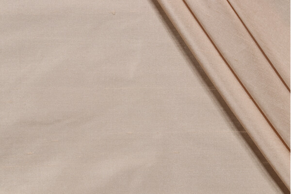 Click for 2.38 Yards Lessie Silk Decorator Fabric in Biscuit Lessie Silk Decorator Fabric in Biscuit
