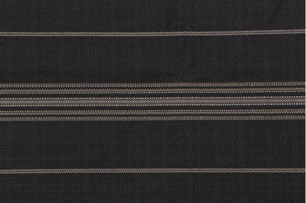 Ticking Woven Polyolefin Outdoor Fabric in Charcoal