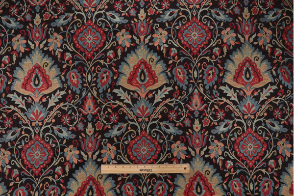 Harrah Tapestry Upholstery Fabric in Mardi Gras