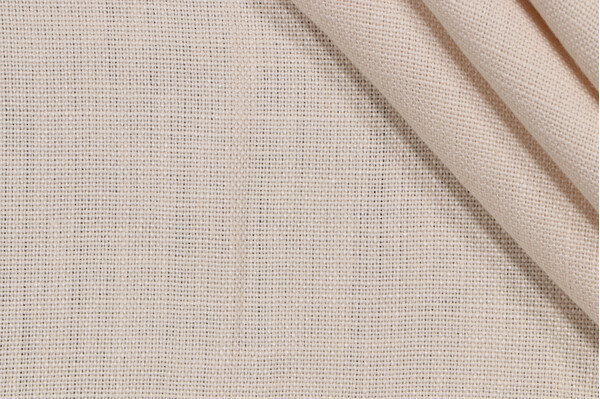 P Kaufmann Slubby Linen Woven Decorator Fabric in Cream
