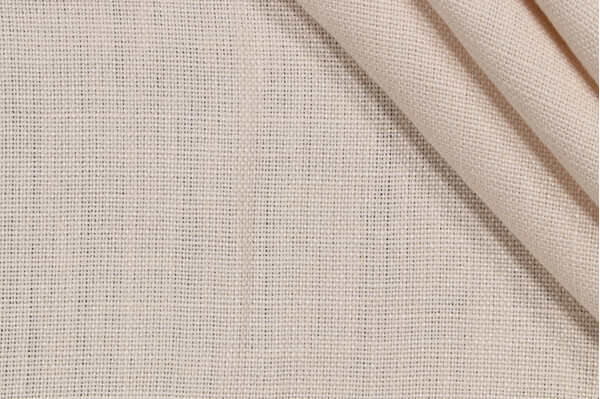 P Kaufmann Slubby Linen Woven Decorator Fabric in Cream