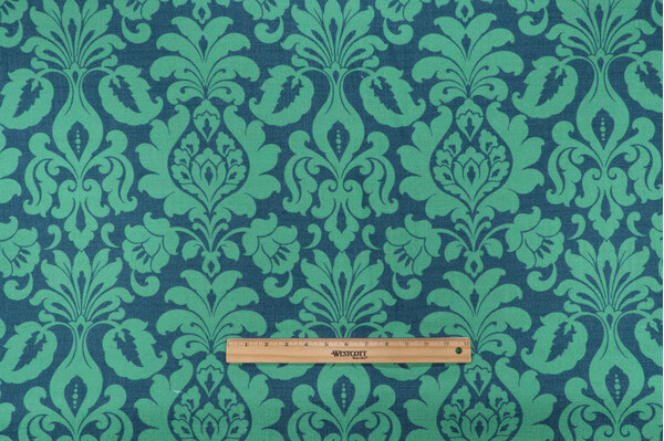 Crypton Regal High Performance Printed Decorator Fabric in Emerald