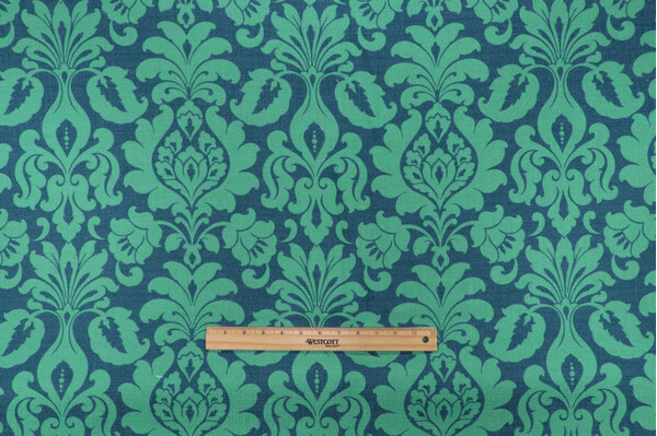 Crypton Regal High Performance Printed Decorator Fabric in Emerald