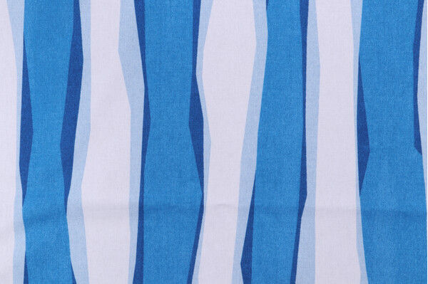 Domino Martin Line Printed Cotton Drapery Fabric in High Noon for Robert Allen